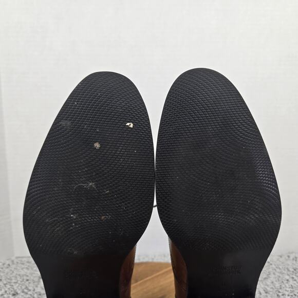 Johnston & Murphy Tyndall Brown Leather Cap Toe Brogue Oxford Dress Shoe Mens 11 - Picture 9 of 12